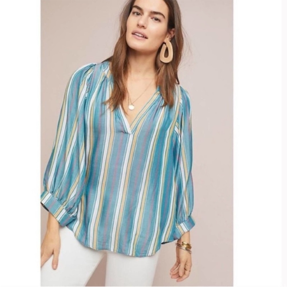 Anthropologie MAEVE Byron Striped M